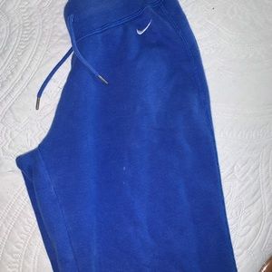 Blue nike sweatpants